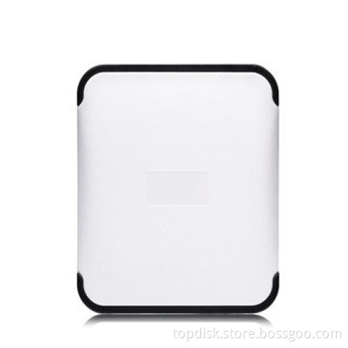 Portable wireless battery chargers power bank for iPhone with 6,600mAh dual USB ports